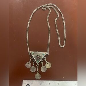 Antique Original Ethnic Amulet For Xhubleta. Slides open on top. (Hajmali)